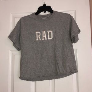 RAD crop top ☮️
